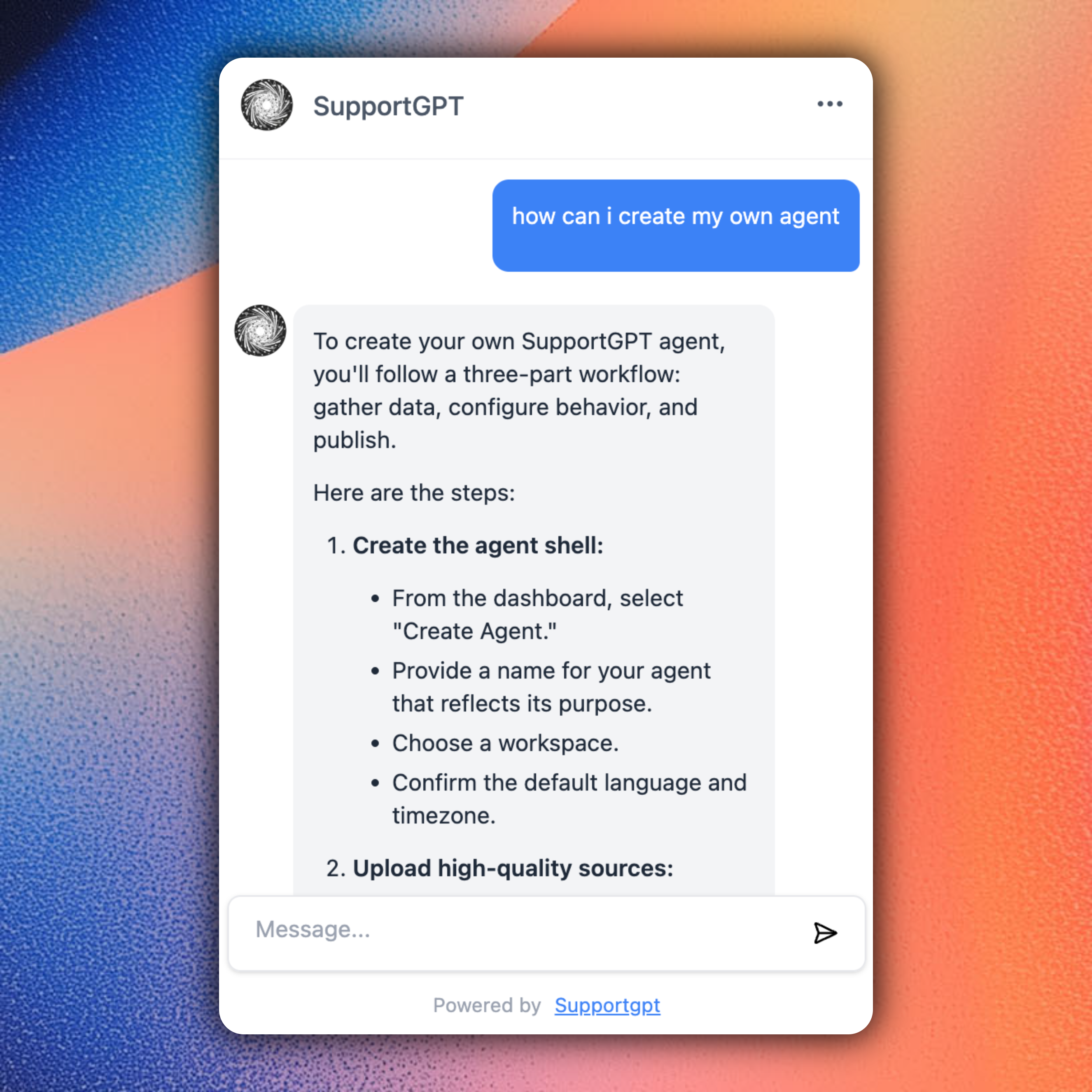 AI Support Agent Dashboard